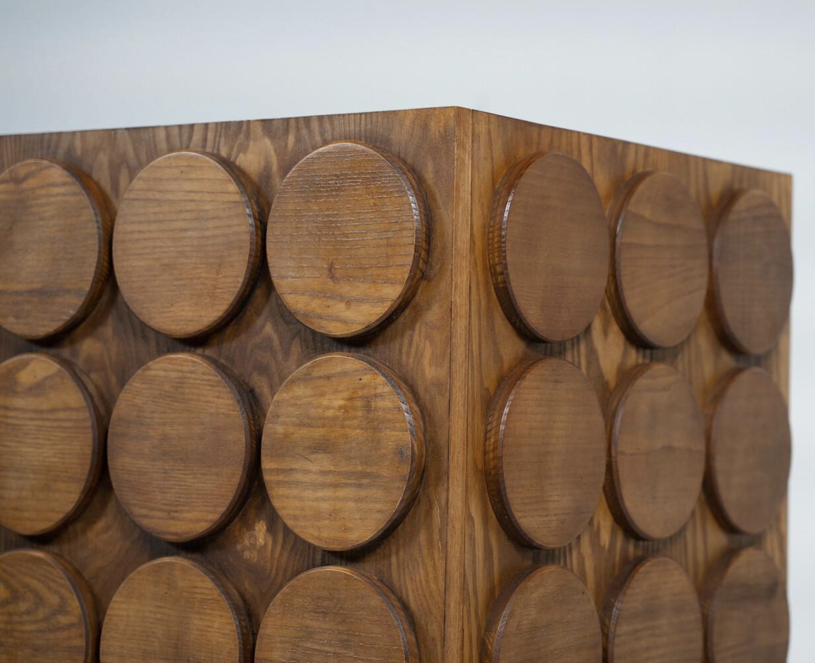 Contemporary Sideboard, Wood And Brass, Italy photo for sale