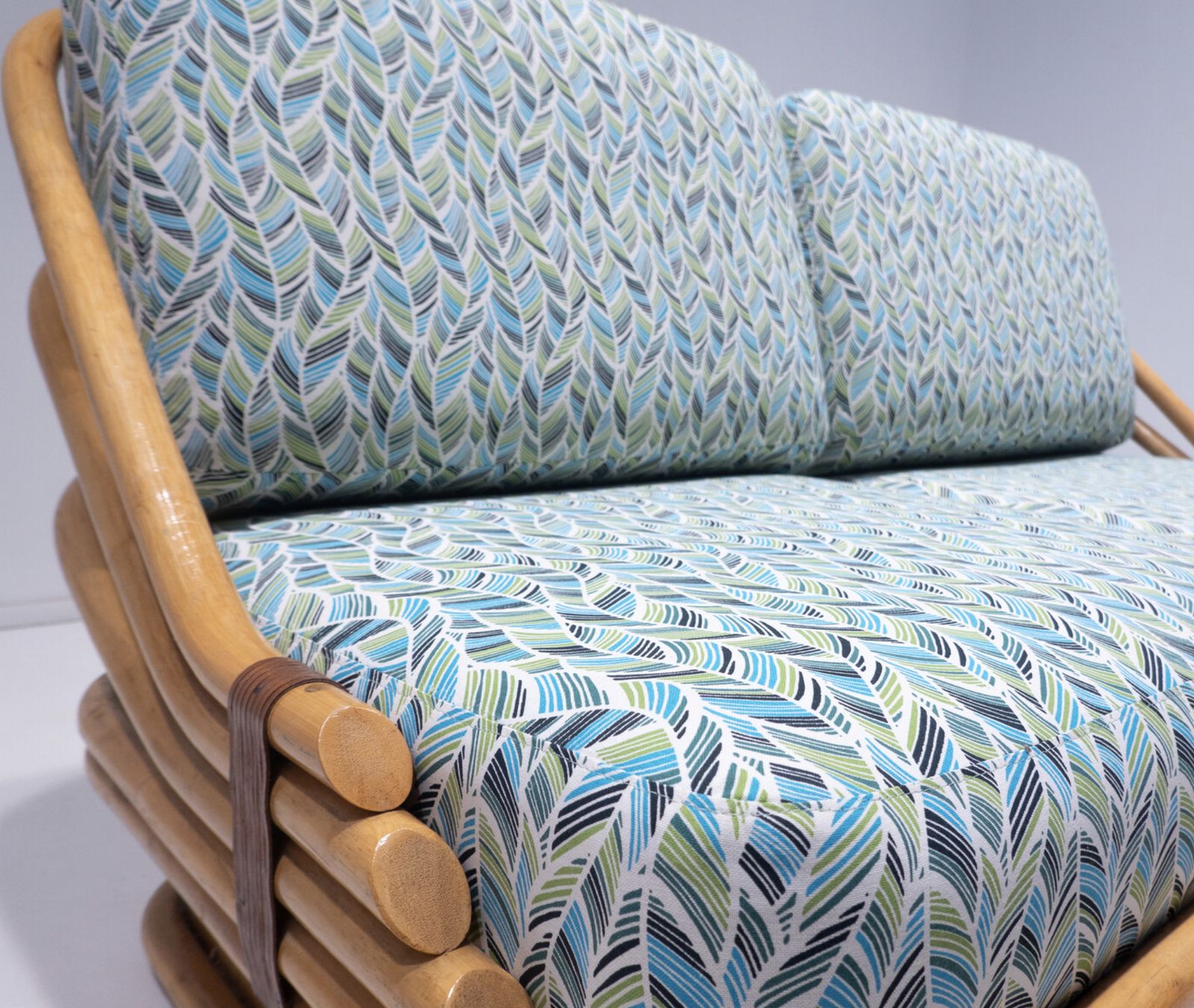 Rattan Sofa By Vivai Del Sud, 1970s – New Upholstery photo Furniture