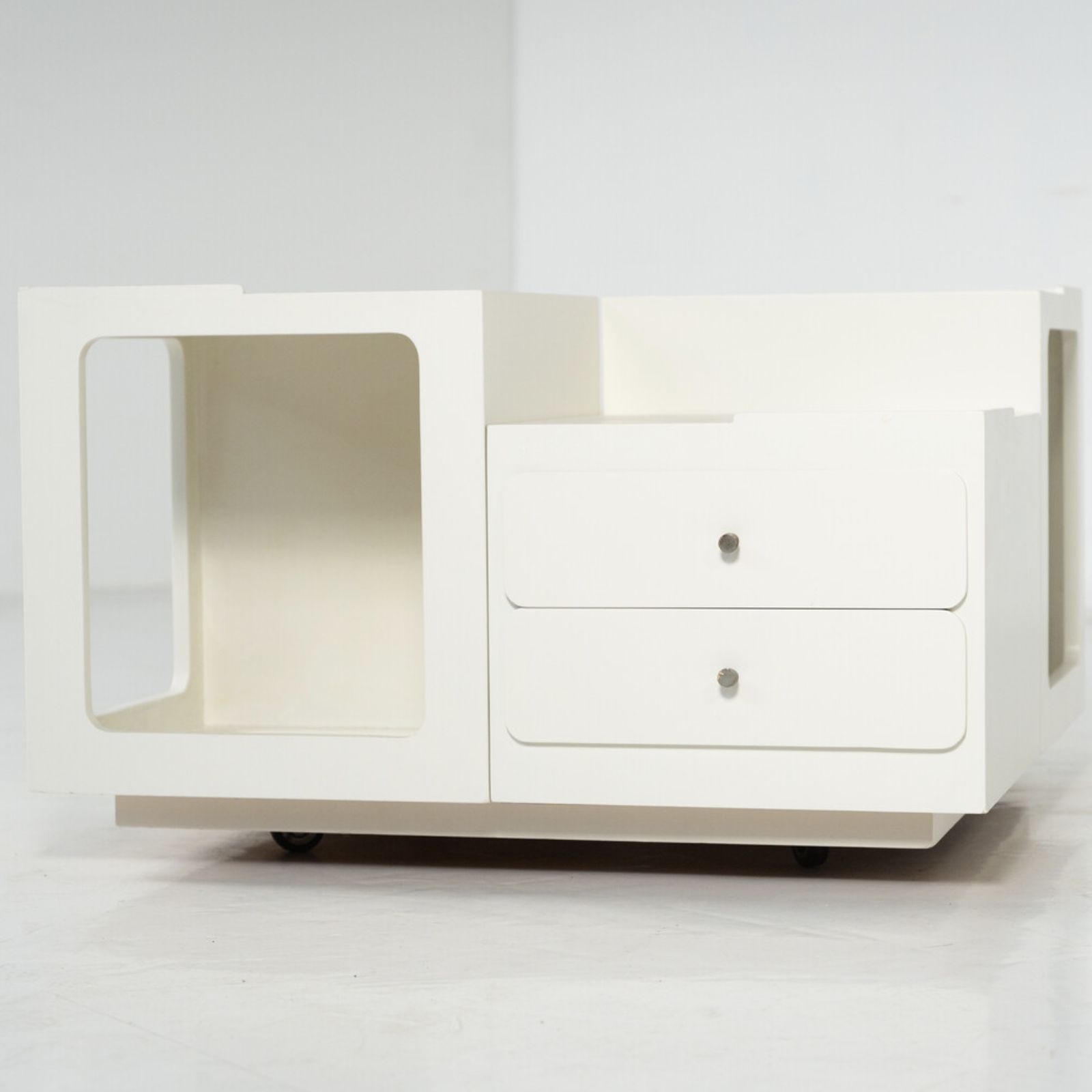 photo for sale Mid Century Modern Coffee Table, Wood, Italy, 1970s