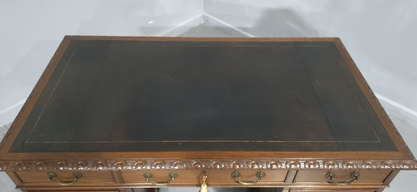 Fabulous Mahogany Pedestal Desk photo buy