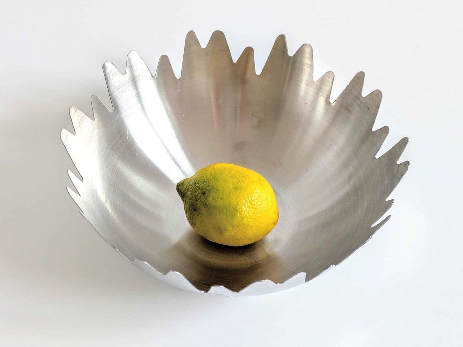 photo furniture Stainless Steel Fruit Bowl | Vintage Amc Decorative Basket