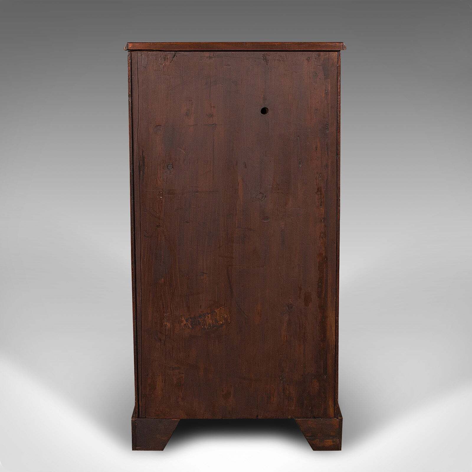 Antique English Tallboy, Chest Of Drawers, Victorian Walnut, Flame, Circa 1850 photo Furniture