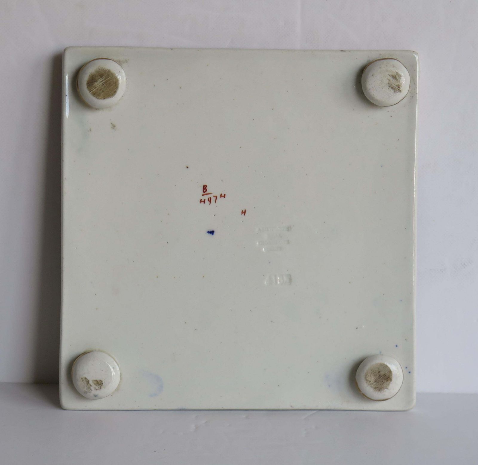 19th Century Mason's, Ashworths Ironstone Teapot Stand, Hand Painted Ptn 4974 photo vintage