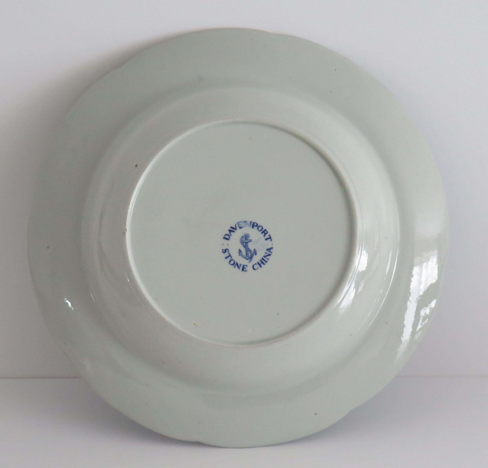 photo furniture Georgian Davenport Ironstone Soup Plate Or Bowl Bamboo & Peony Ptn 15, Ca 1815