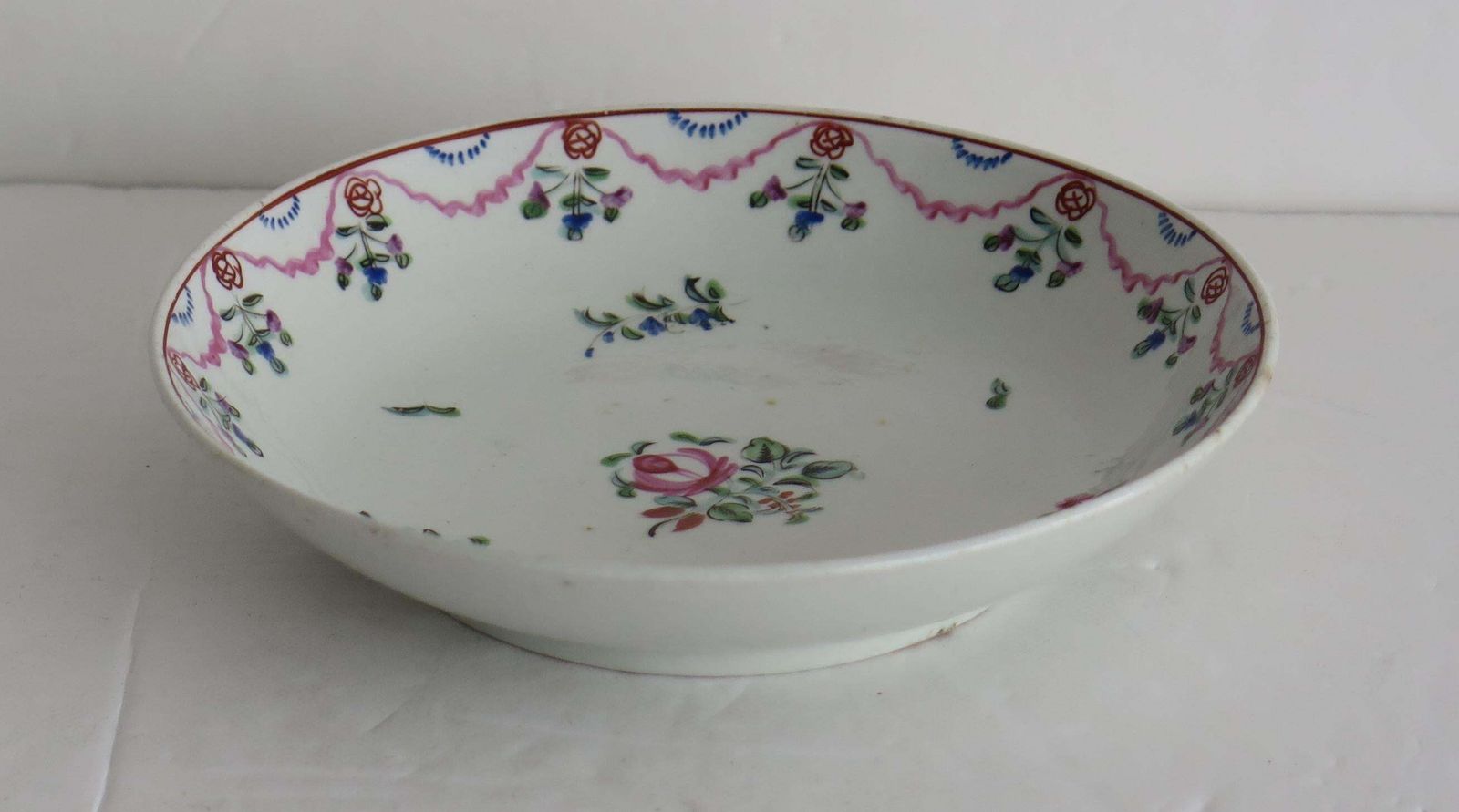 Georgian Newhall Porcelain Tea Bowl & Saucer Hand Painted, Circa 1800 photo 301.0