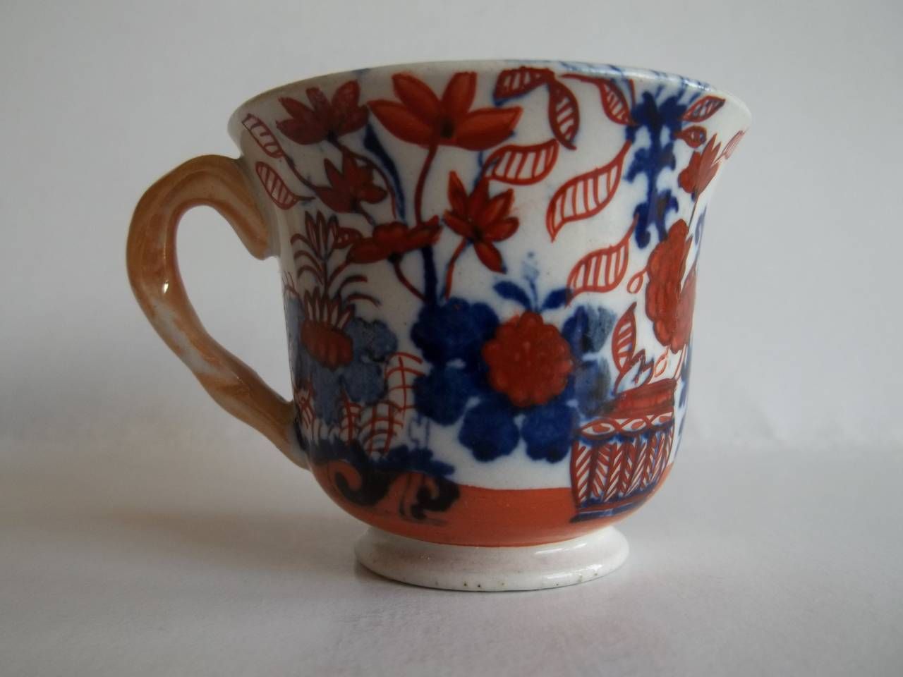 Rare Mason's Ironstone Miniature Cup In Basket Japan Pattern, Circa 1825 photo 153.0