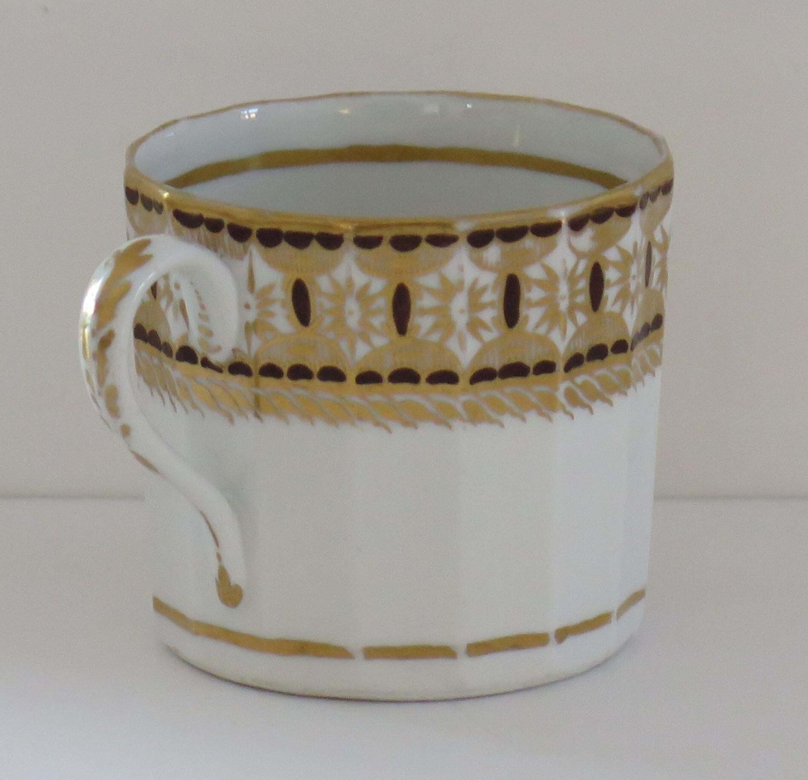 George 111rd Porcelain Coffee Can By New Hall Hamilton Flute, Circa 1815 photo Home Decor