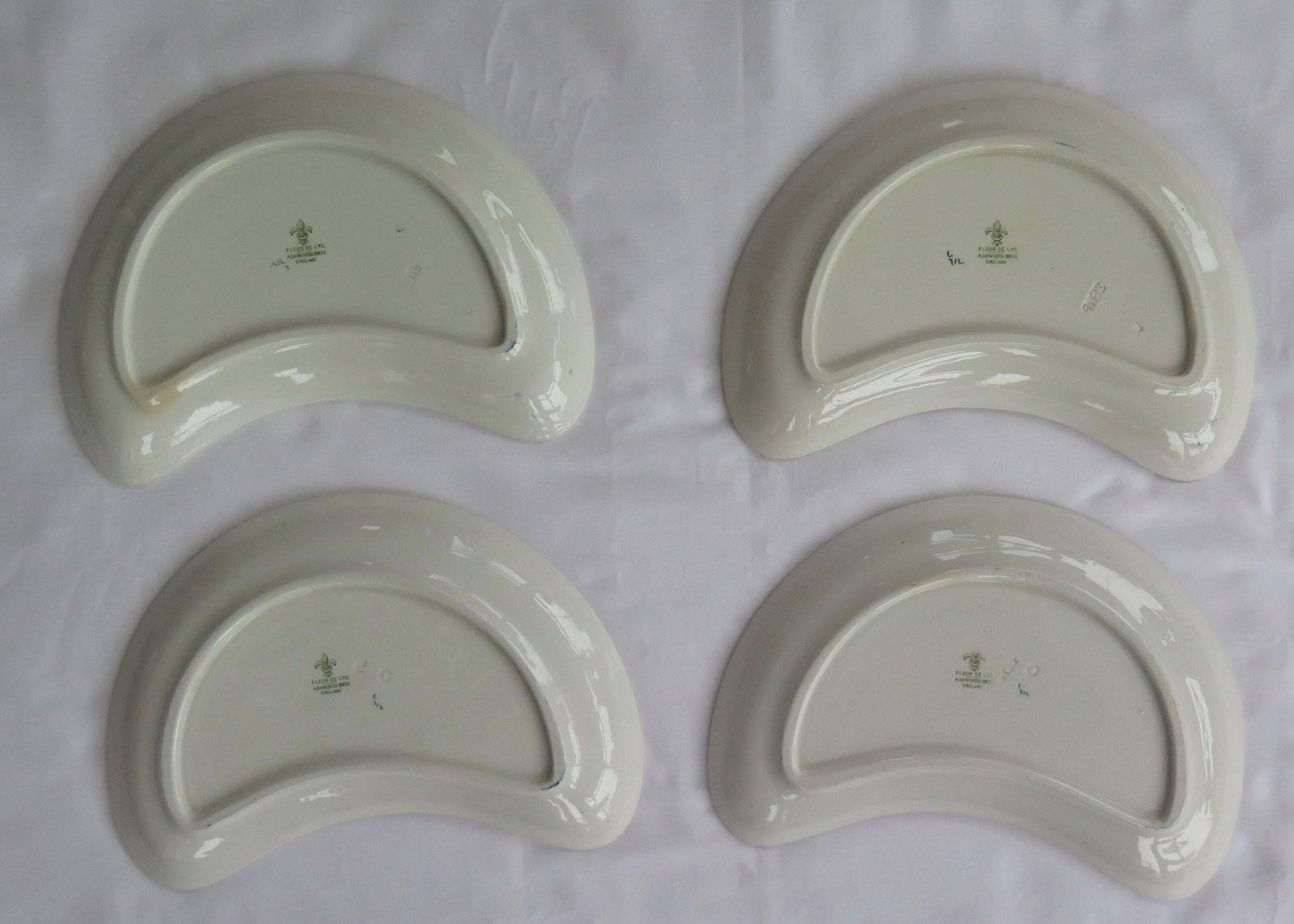 Set Of Four Victorian Masons Ashworths Ironstone Supper Dishes, Circa 1890 photo buy