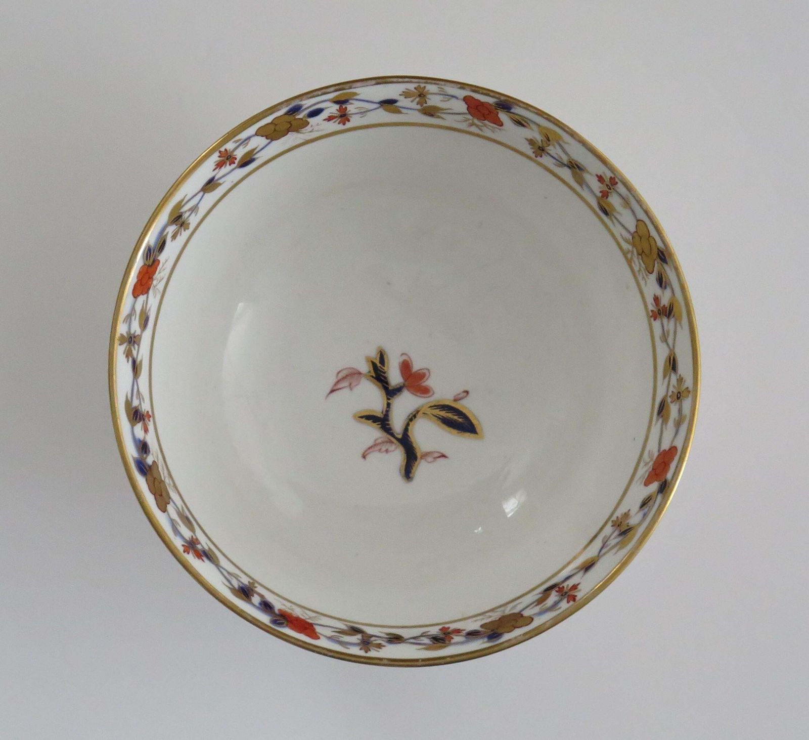 Early 19th Century Spode Porcelain Slop Bowl In Japan Ptn 1946, Circa 1810 photo vintage