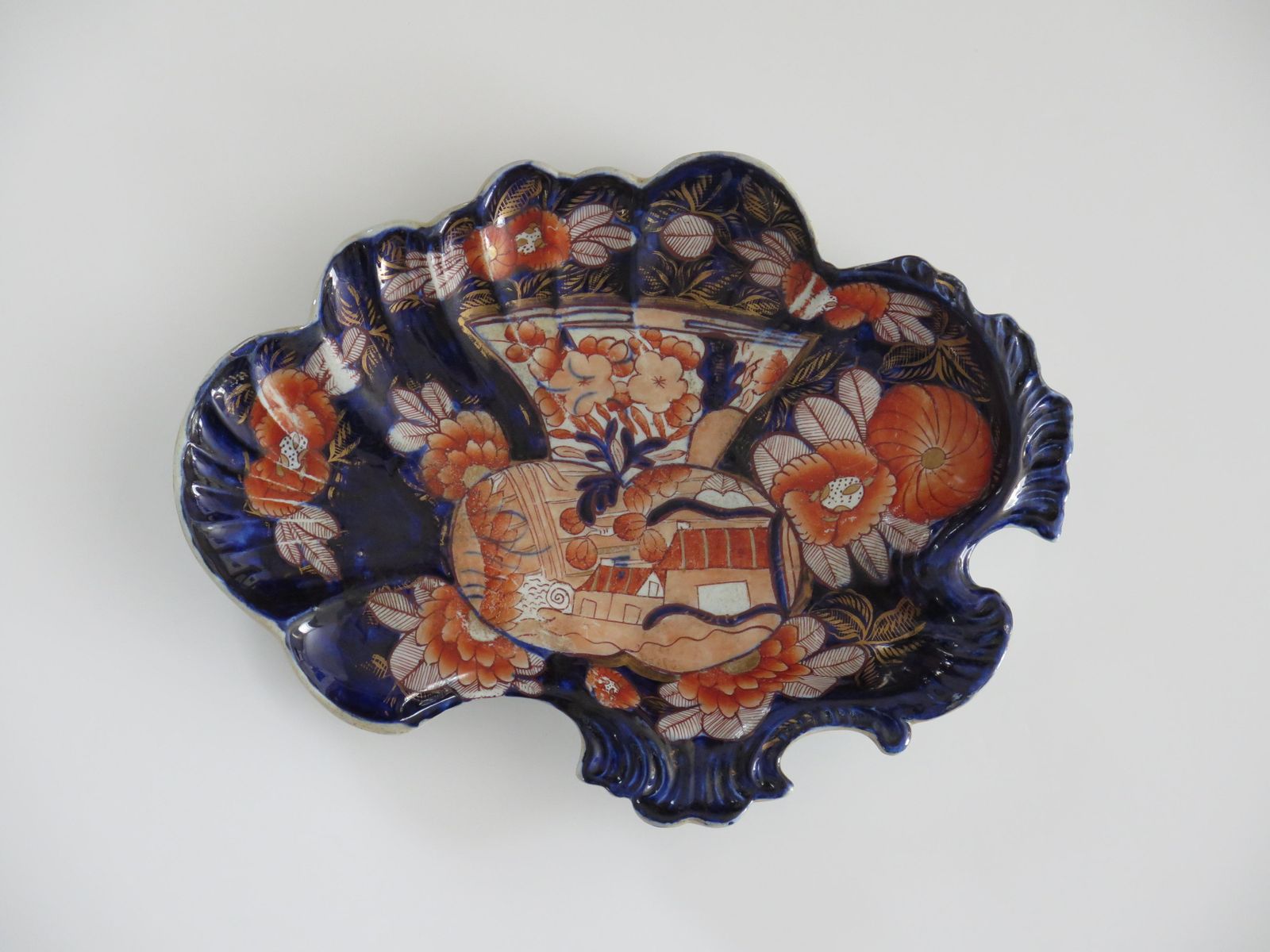 Georgian Masons Ironstone Desert Dish Or Platter In School House Ptn, Ca 1818 photo Home Decor