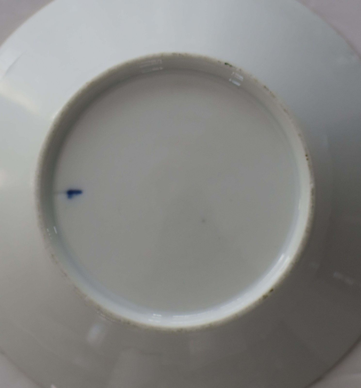 Home Decor Fine Old Paris Porcelain Coffee Can & Saucer Duo Hand Painted, French Circa 1800 photo