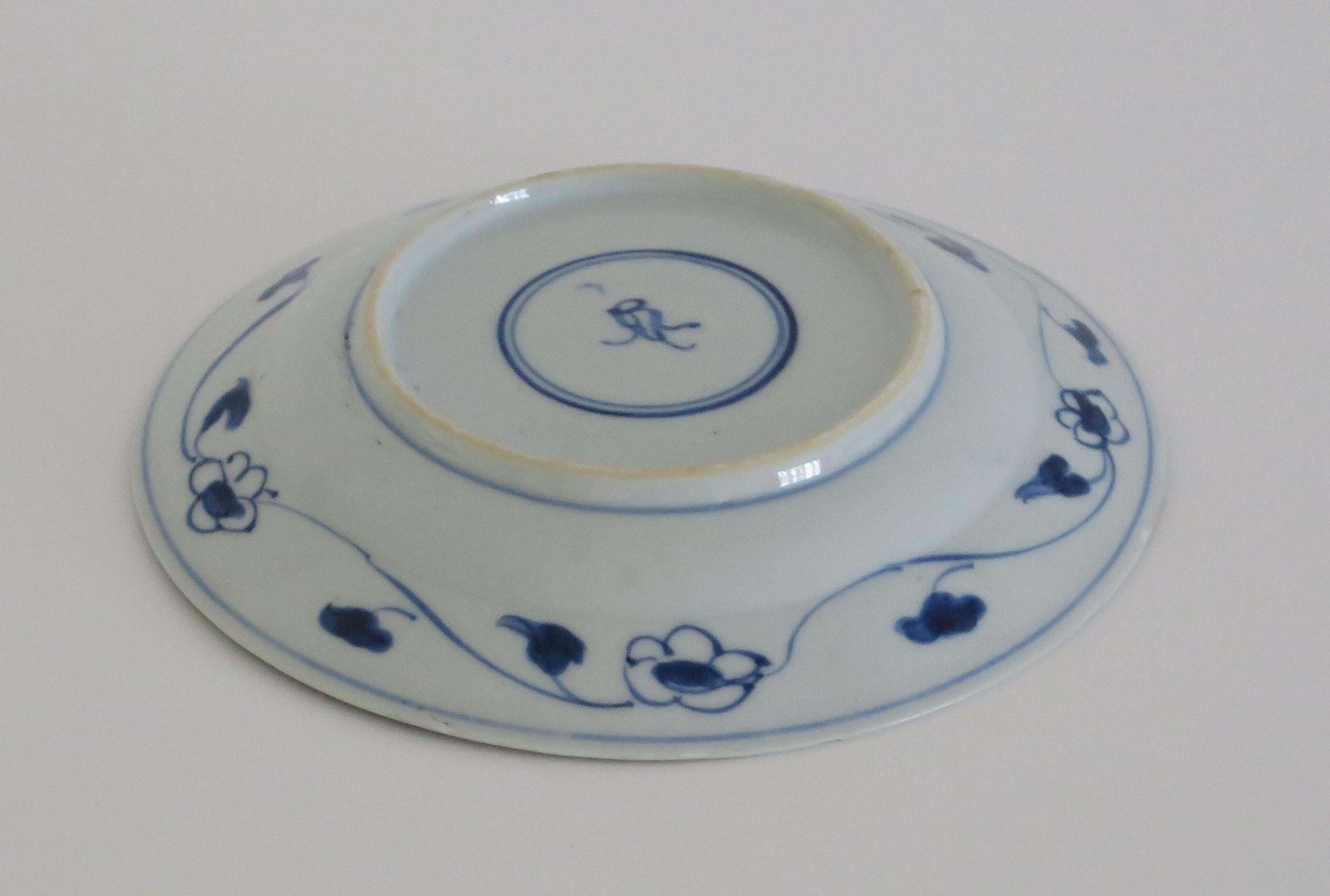 Home Decor Chinese Kraak Period Plate Or Dish Porcelain Blue And White, Ming Wanli, Ca 1610 photo