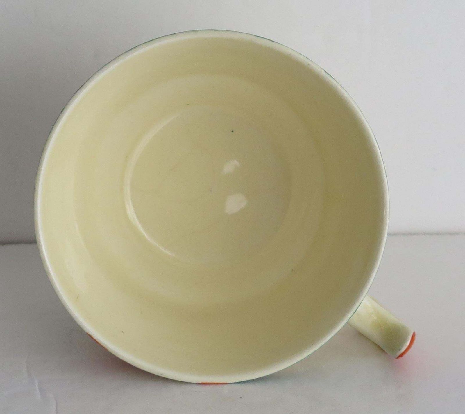 photo furniture Clarice Cliff Cup And Saucer Duo Ravel Pattern Athens Shape, Art Deco Circa 1936