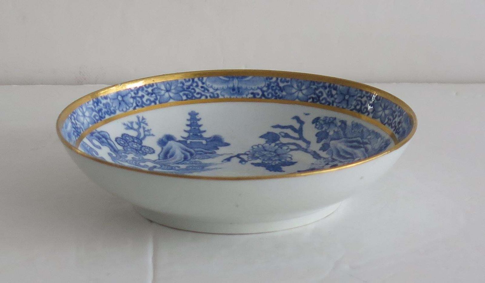 Antique John Turner Porcelain Cup And Saucer In Traveller Pattern, Circa 1795 photo Home Decor