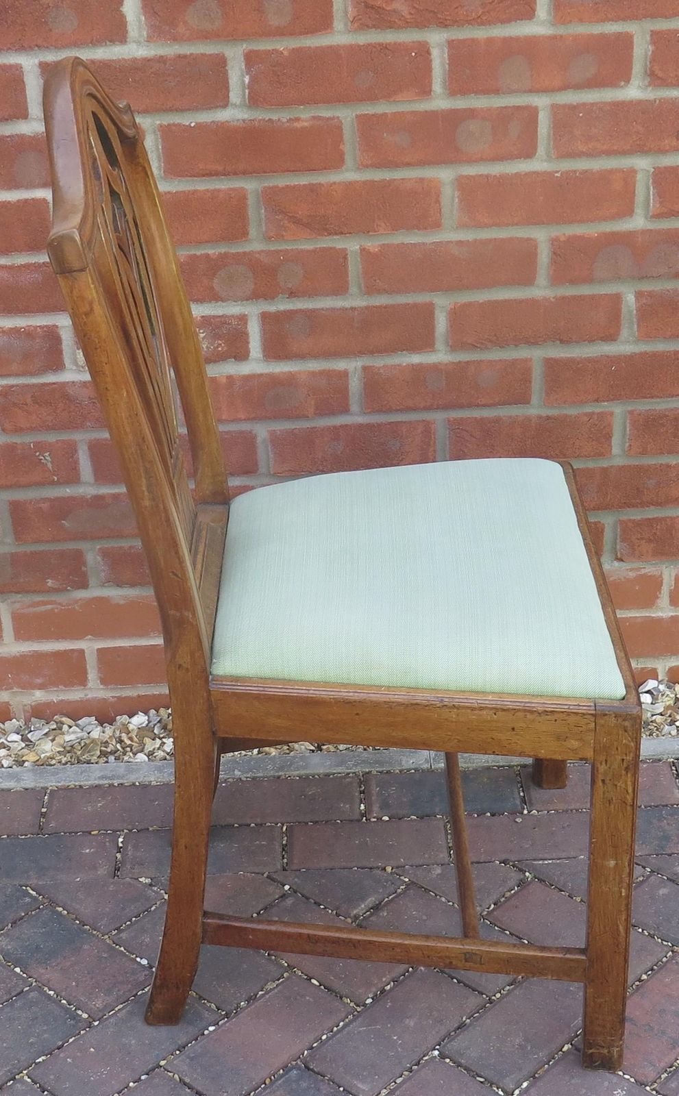 18th Century Hepplewhite Period Side Chair In Walnut, English Circa 1785 photo buy