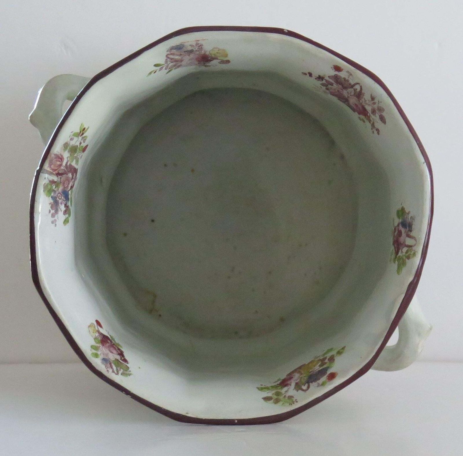 Home Decor Rare Georgian Masons Ironstone Large Wine Cooler Or Ice Pail, English Circa 1818 photo