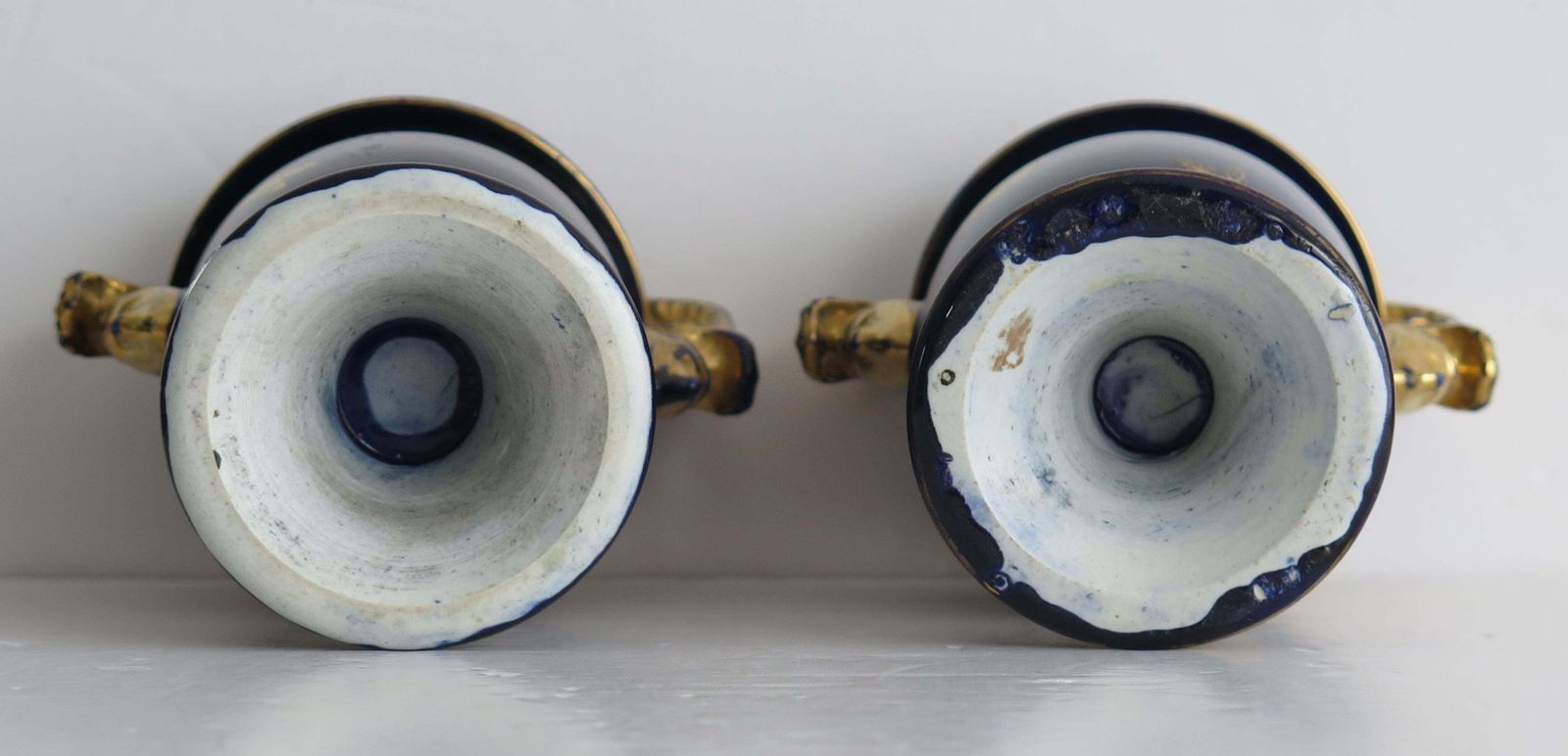 Georgian Pair Of Mason's Ironstone Vases With Hand Gilded Pattern, Circa 1818 photo buy
