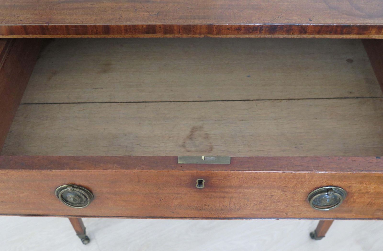 1590.0 18thc Writing Table Or Dressing Table, George III Sheraton Period Circa 1790 photo