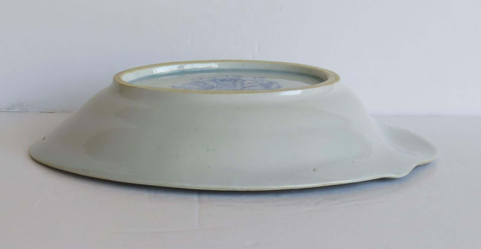 photo vinterior Georgian Dish By Stephen Folch Bamboo & Basket Pattern Royal Arms Mark, Ca 1825