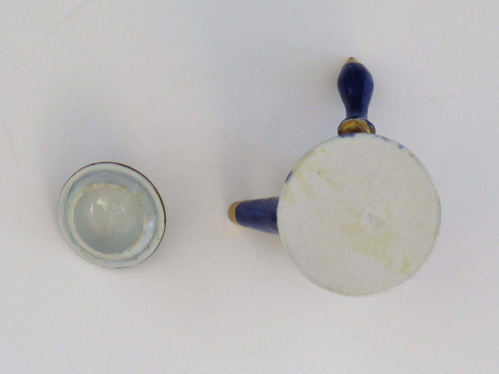 453.0 Very Rare Masons Ironstone Miniature Coffee Pot In Gold Rose Japan Ptn, Ca 1820 photo