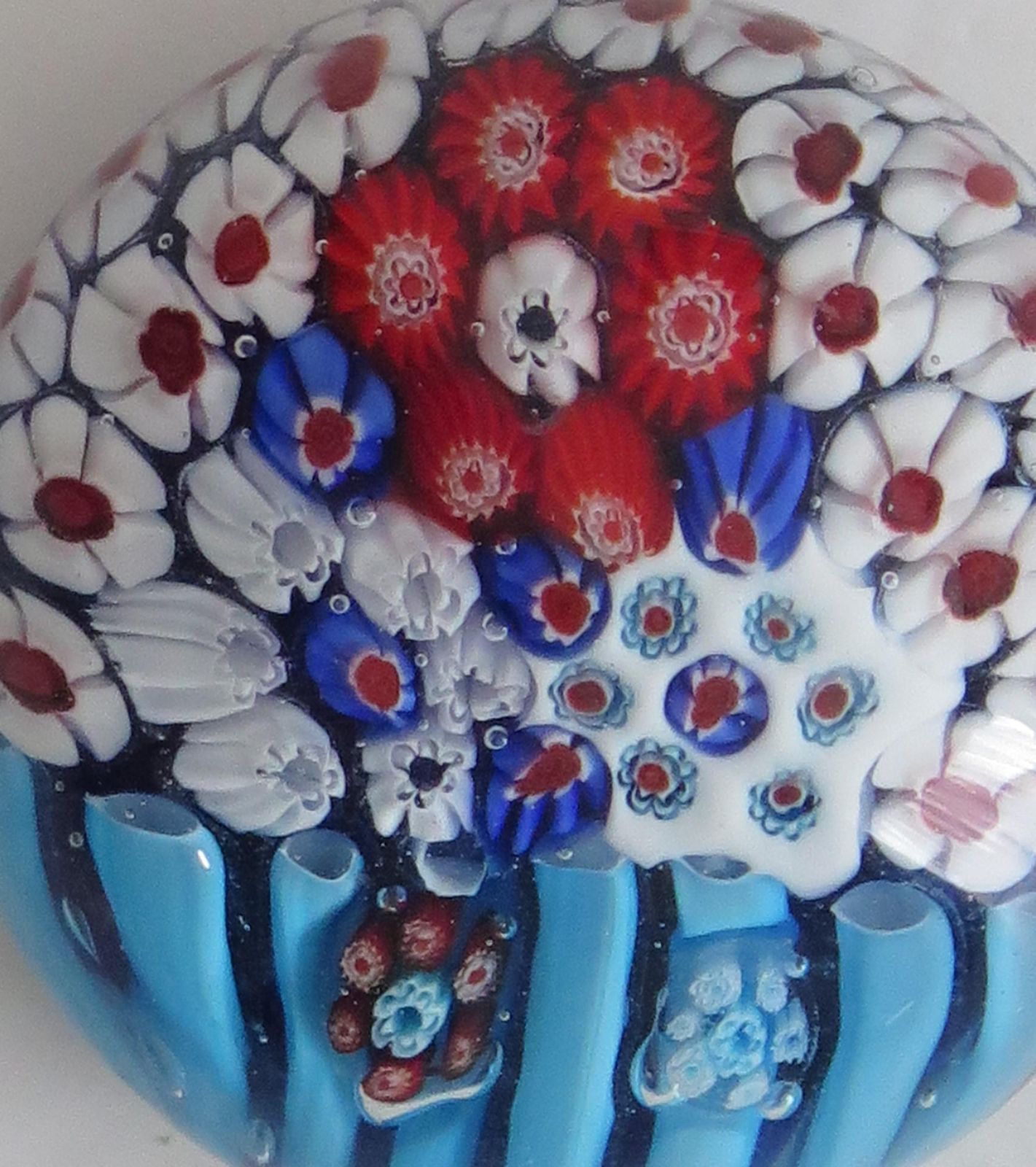 photo for sale Glass Millefiori Paperweight By Strathearn Or Perthshire Scotland, Circa 1970
