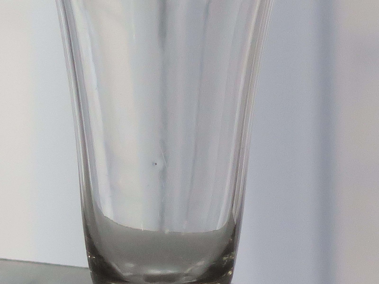 18th C Georgian Jelly Glass With Bell Bowl Cushion Knop Hand Blown, Ca 1790 photo vintage