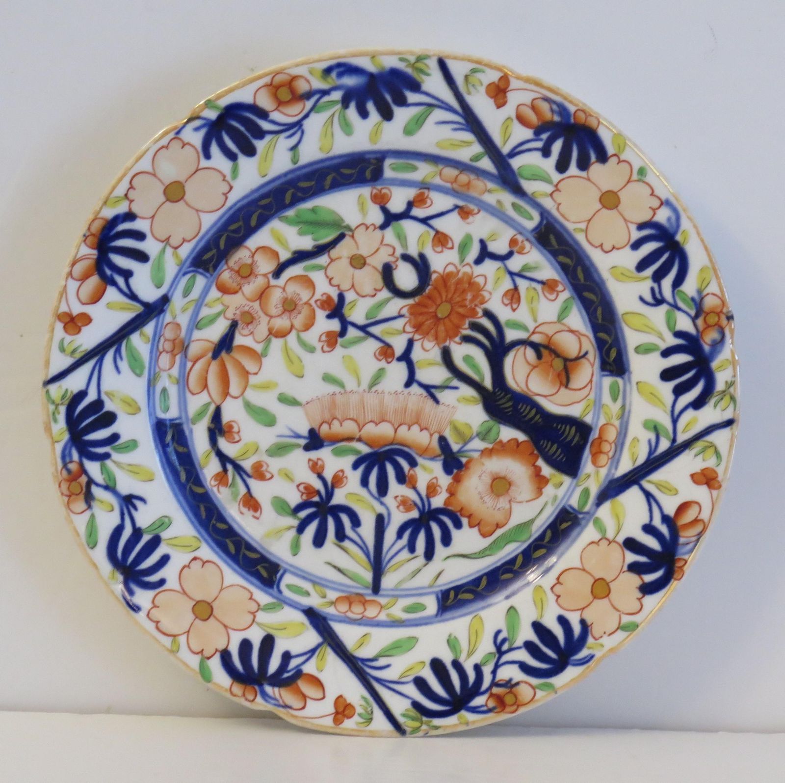 Early 19th Century Plate Porcelain Finely Hand Painted, Staffordshire Uk Ca 1825 photo for sale