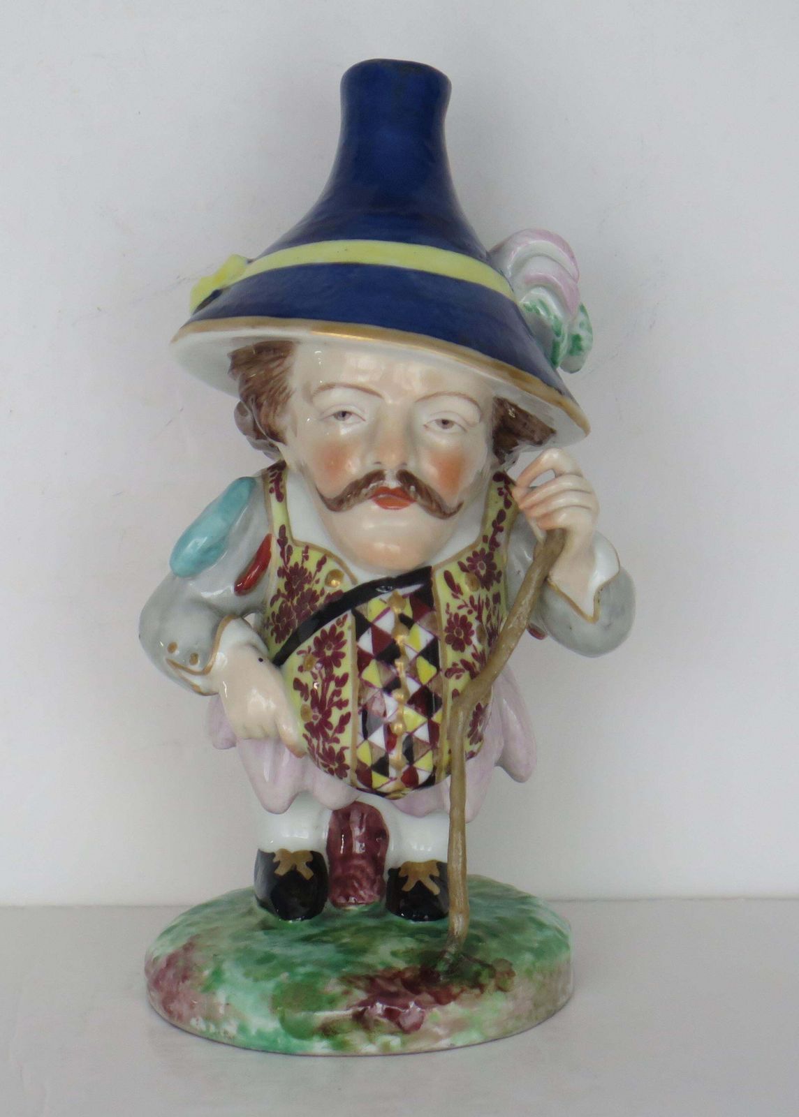 Pair Of Derby Mansion House Dwarf Figures Porcelain, 19th Century photo Home Decor