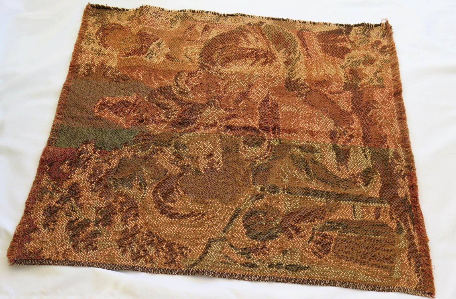 photo buy Tapestry Woven Panel Of Figure Group Aubusson Style, French Circa 1930