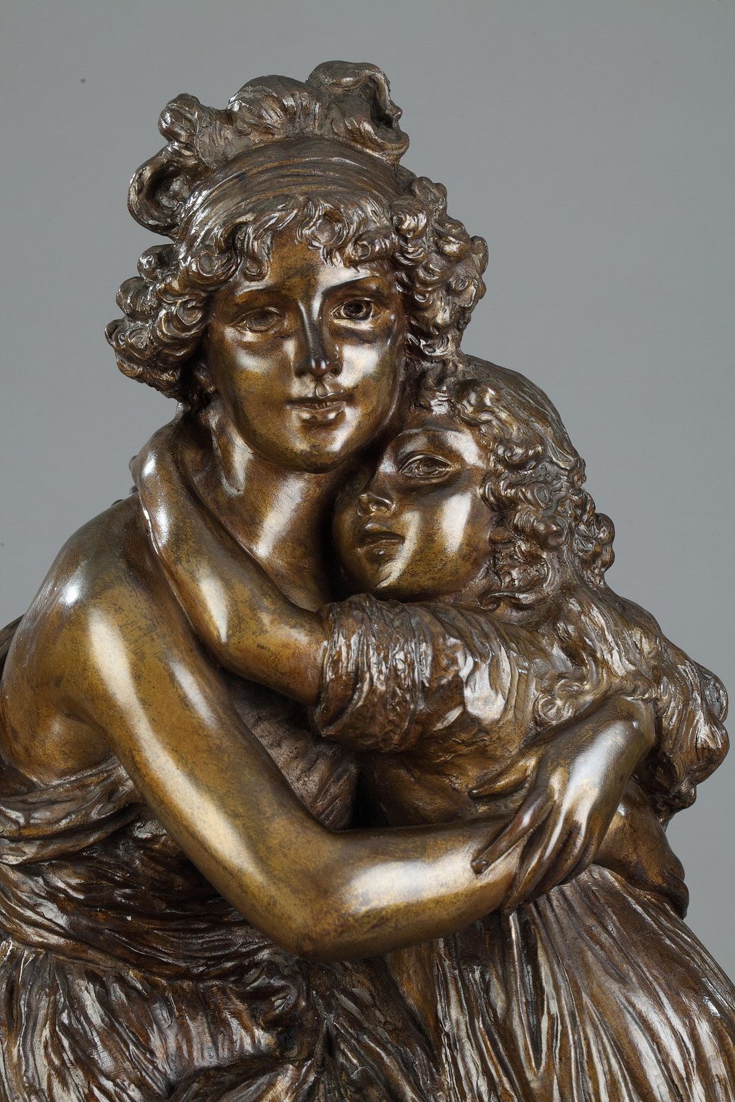 Groupe en bronze d'après le Portrait de l'artiste avec sa fille, Julie, par Élisabeth Vigée Lebrun photo furniture