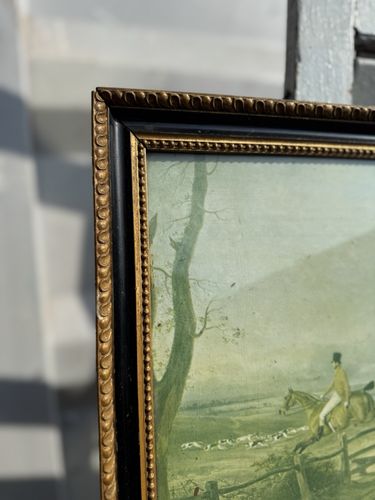 The Belvoir Hunt John Ferneley Lithograph Antique Print Hogarth Frame photo 117.0