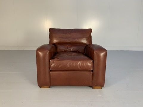 Duresta “Panther” Armchair – In Brown “Mustang” Leather