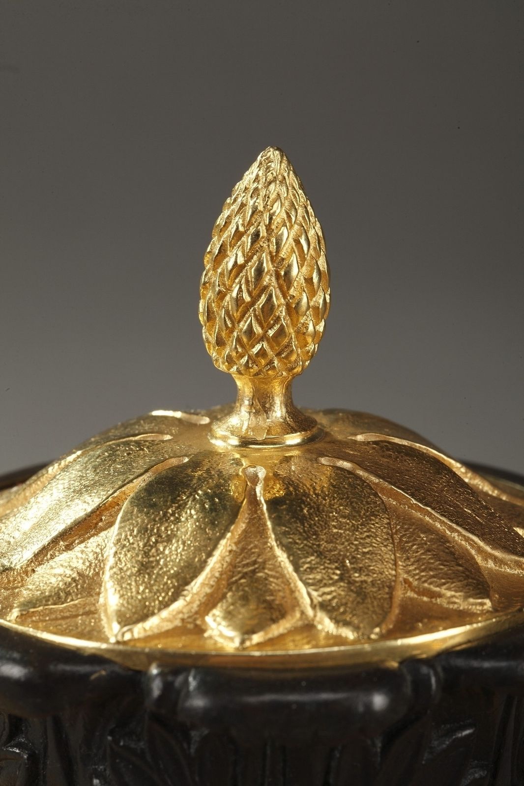 photo buy Encrier d'époque en bronze et marbre de Sienne