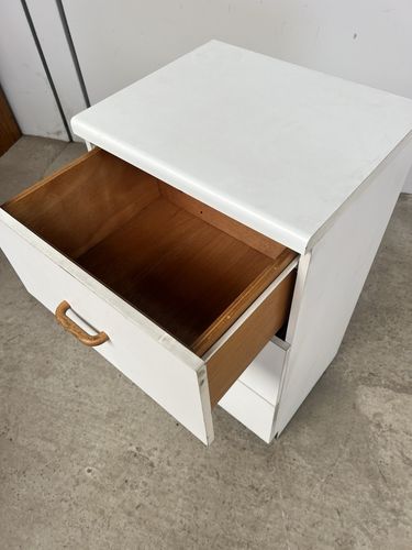 Furniture Vtg Late Mid Century Medical Chest Of Drawers Modernist Style Post Modern Retro photo