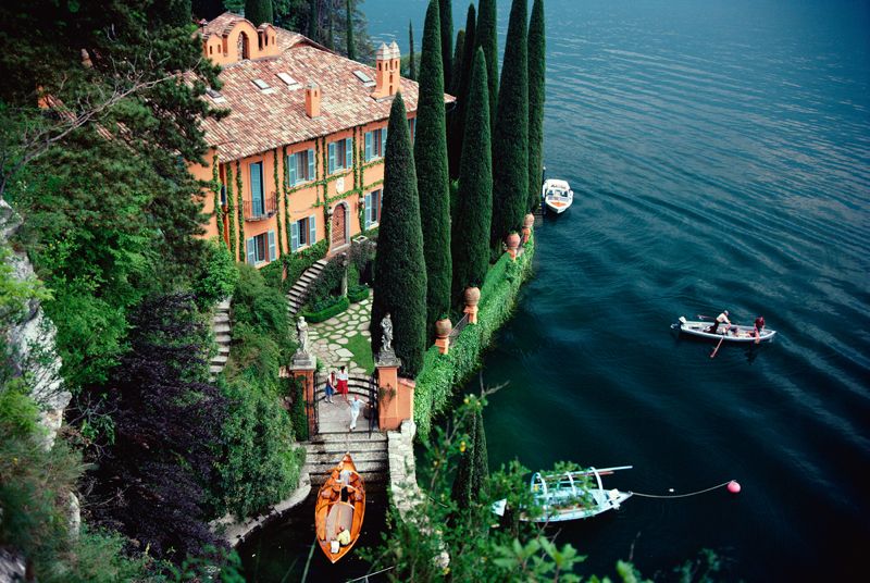 Slim Aarons 'Giacomo Montegazza' Framed White