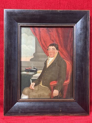 19c Constable Of Chester Castle Circa 1817  'Matthew Hudson' Oil Painting photo buy