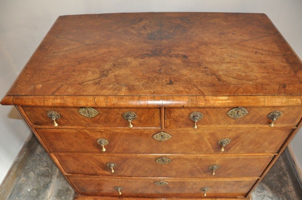 17th Century Walnut Chest Of Drawers photo for sale