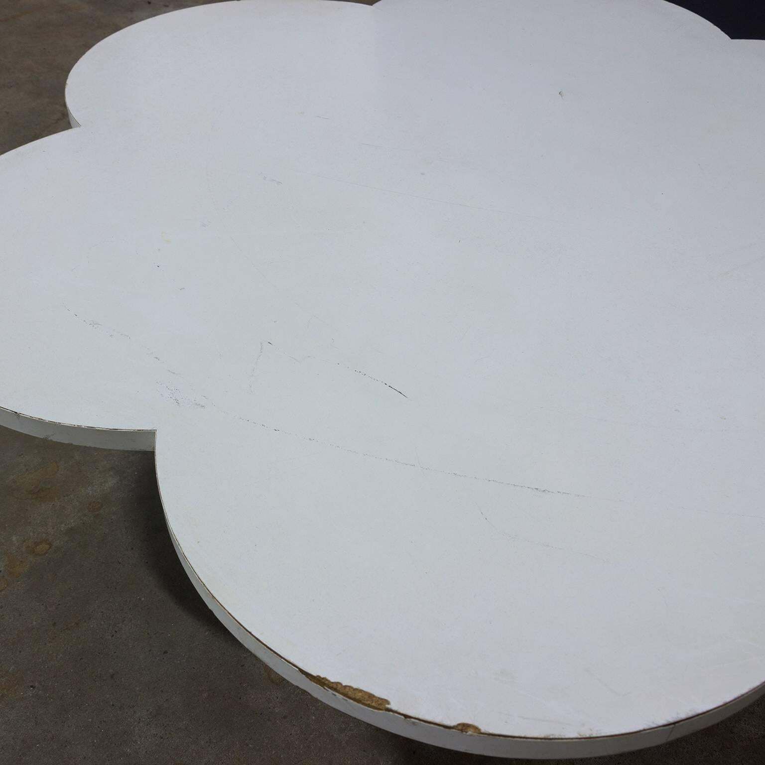 1960, Kho Liang Ie For Artifort, White Laminate Pop Art "Le Cloud" Coffee Table photo vinterior