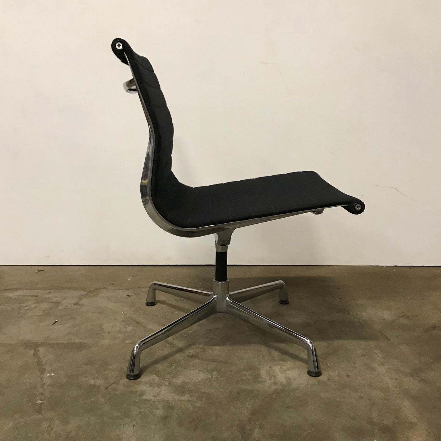 1958, Eames, Ea 107 For Herman Miller, Static Non Swivel Alu Chair photo furniture