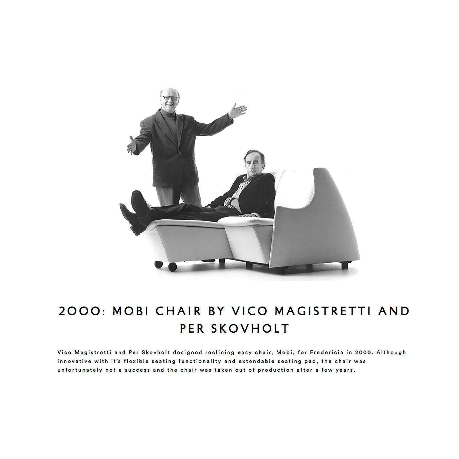 photo for sale Vico Magistretti & Per Skovholt, Elegant Comfi Senior Chair 'Mobi Chair, 2000