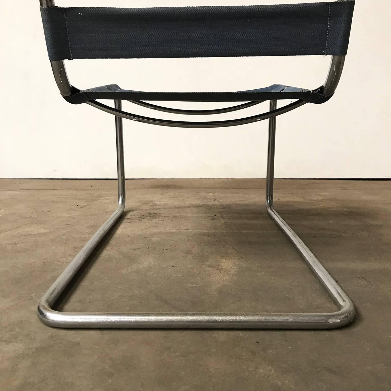 photo vintage 1935, W.H. Gispen For Gispen, Pre War Easy Chair 411 Without Cushions