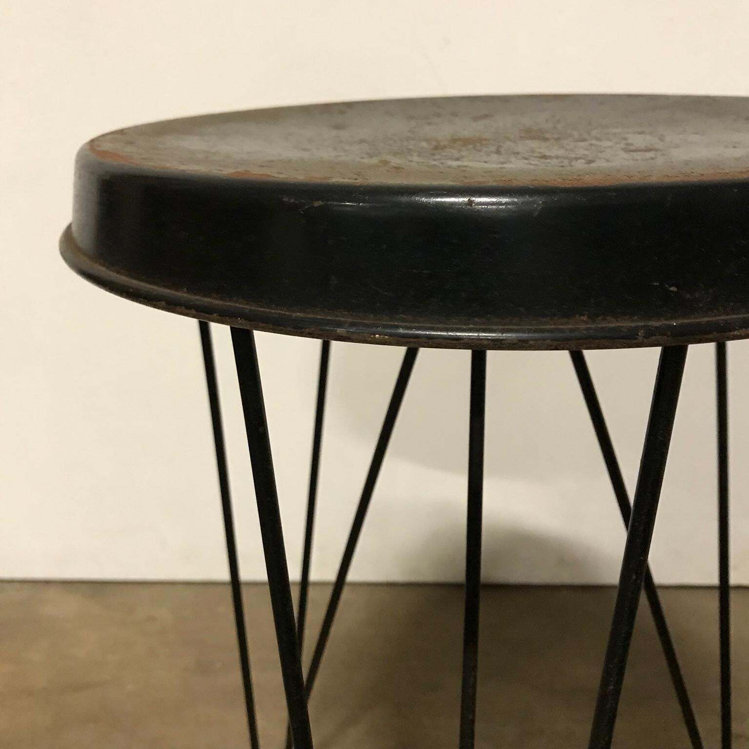 1966, Tjerk Reijenga For Tomado / Pilastro, Zwanenburg, Holland, Stool In Black photo 354.0