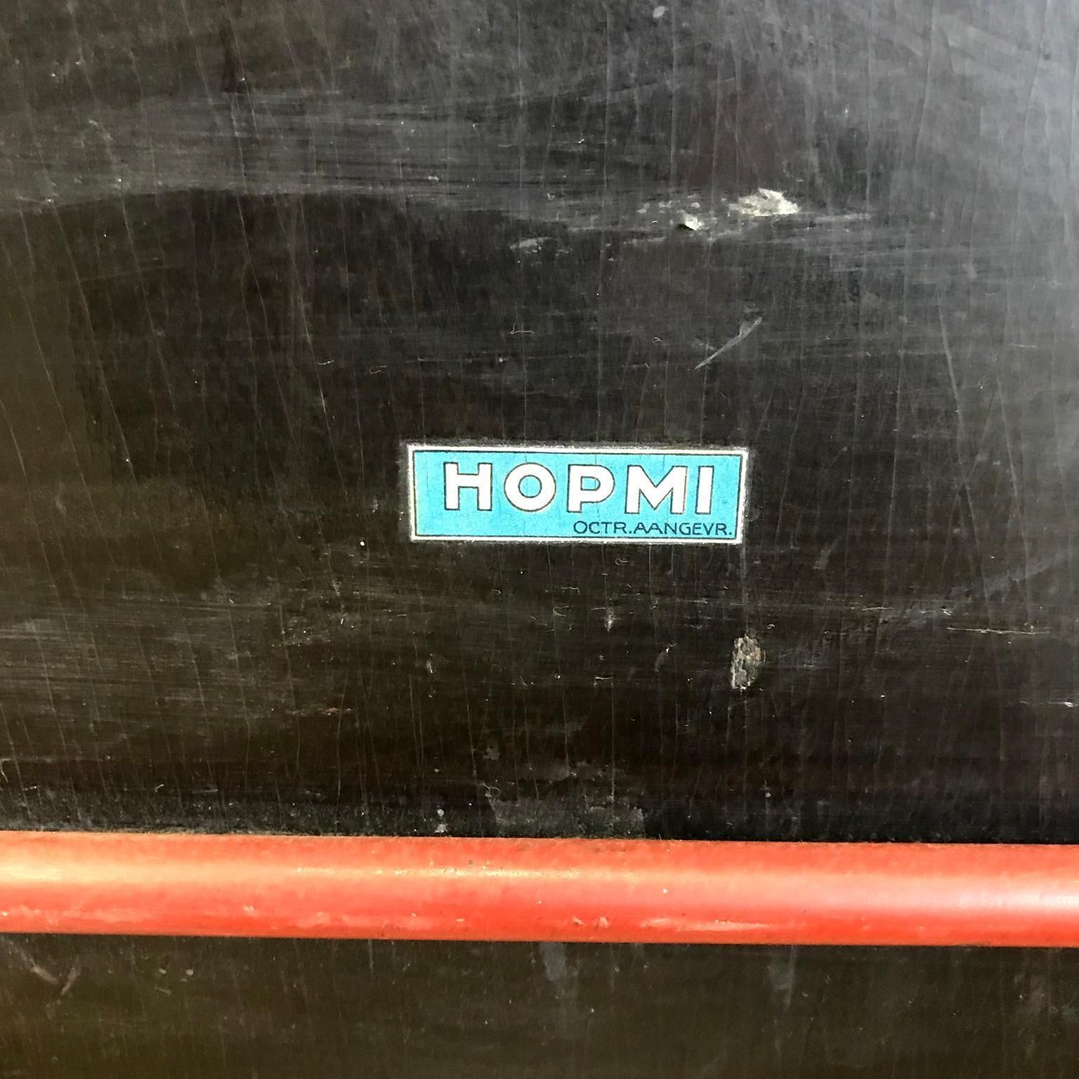 photo furniture 1932, Gerrit Rietveld / Ing. Mertens For Hopmi Factory, In Black Painted Plywood