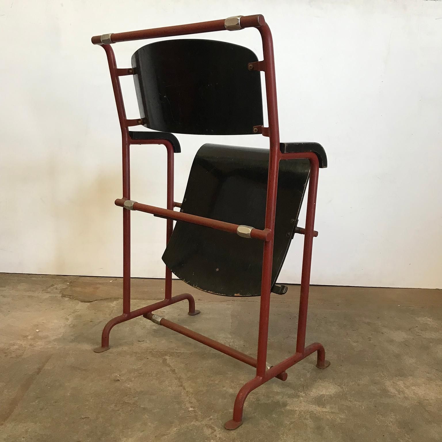 photo buy 1932, Gerrit Rietveld / Ing. Mertens For Hopmi Factory, In Black Painted Plywood