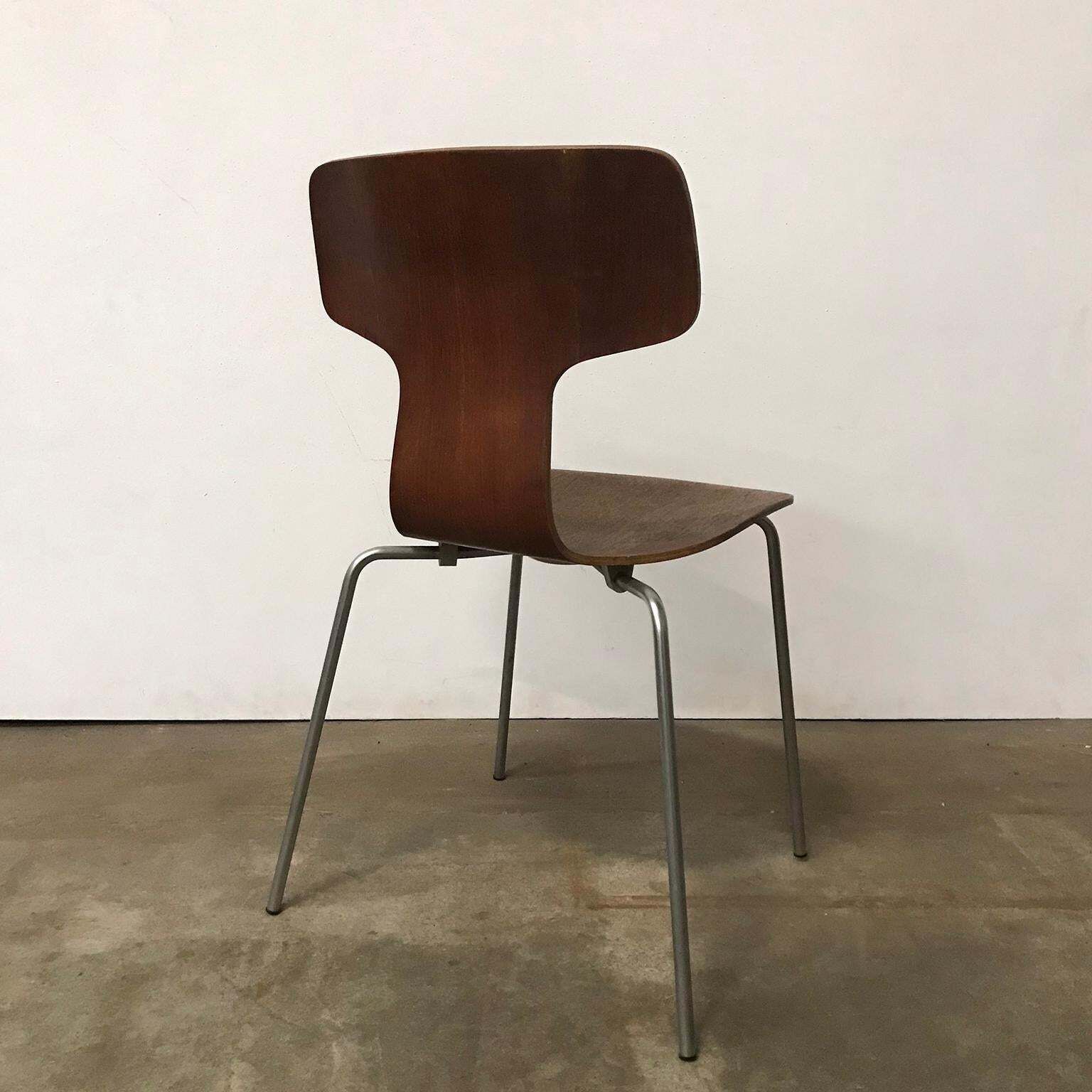 1955, Arne Jacobsen For Fritz Hansen, Original, Rare, Chair 3103 With Grey Base photo 725.0