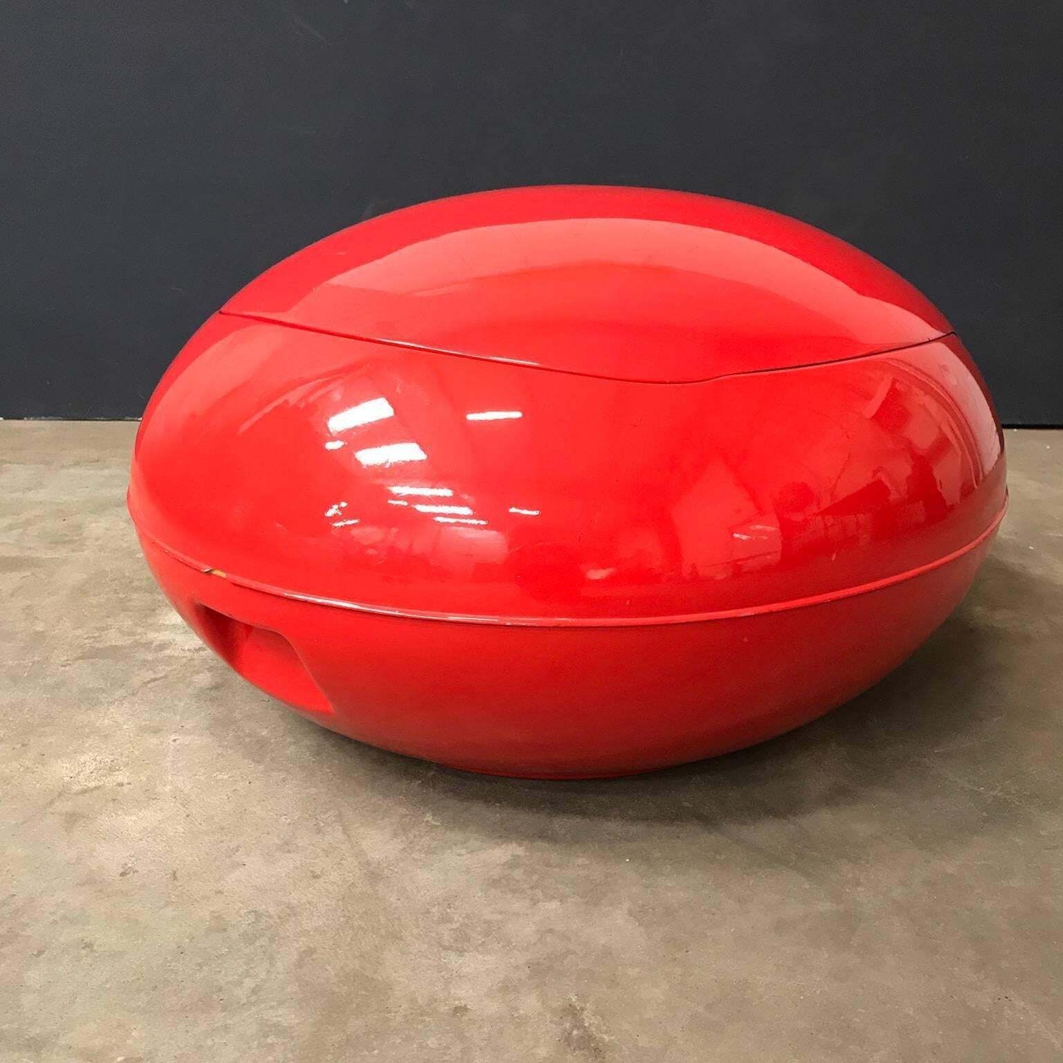 Garden Furniture Peter Ghyczy For Ghyczy Design, Red Garden Egg Or Senftenberg Egg, 1968 photo