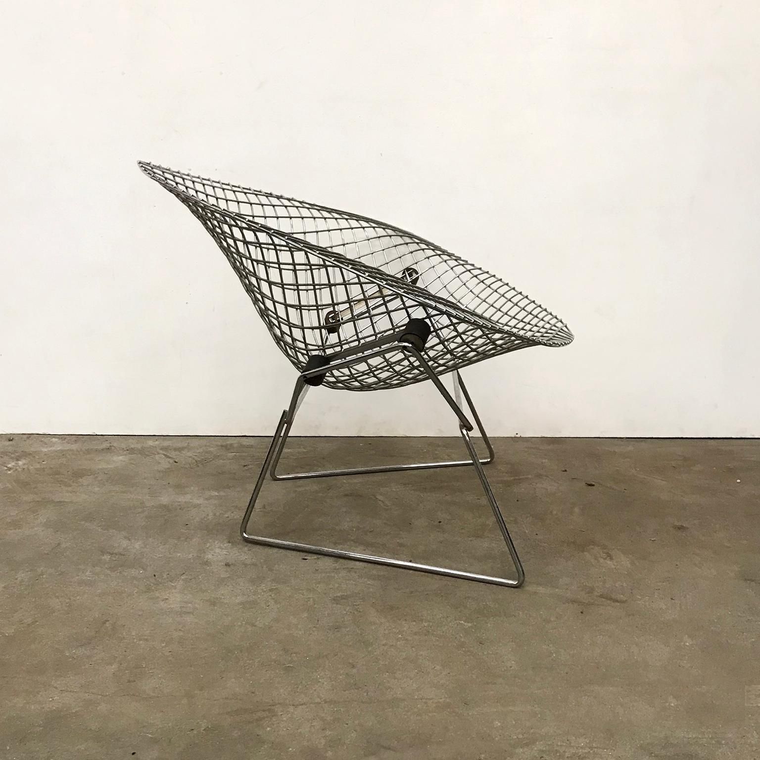 1955, Harry Bertoia For Knoll International, Wide, Large, Chrome, Diamond Chair photo 1578.0