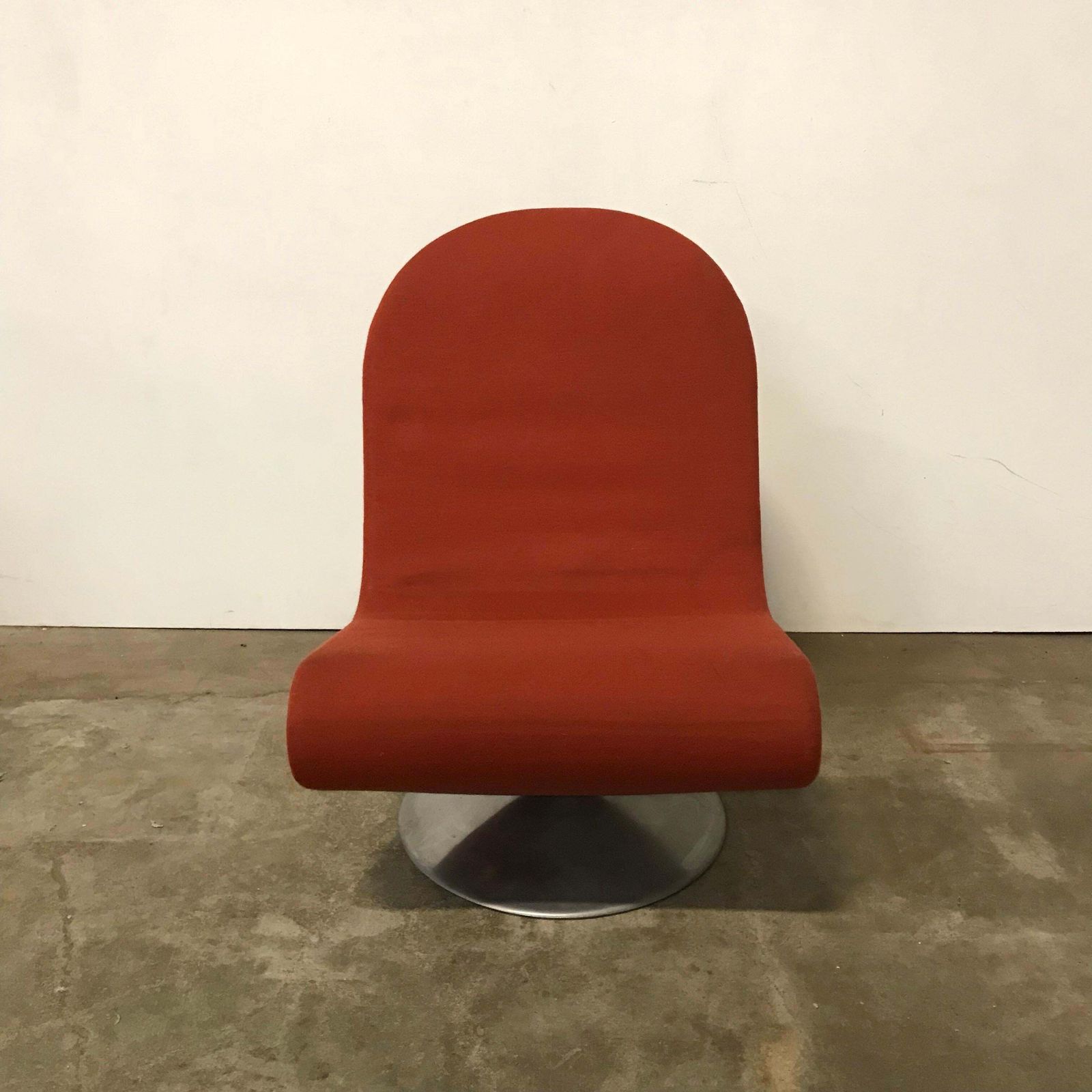 1973, Verner Panton, 1 2 3 Serie Easy Chair In Original First Fabric photo buy