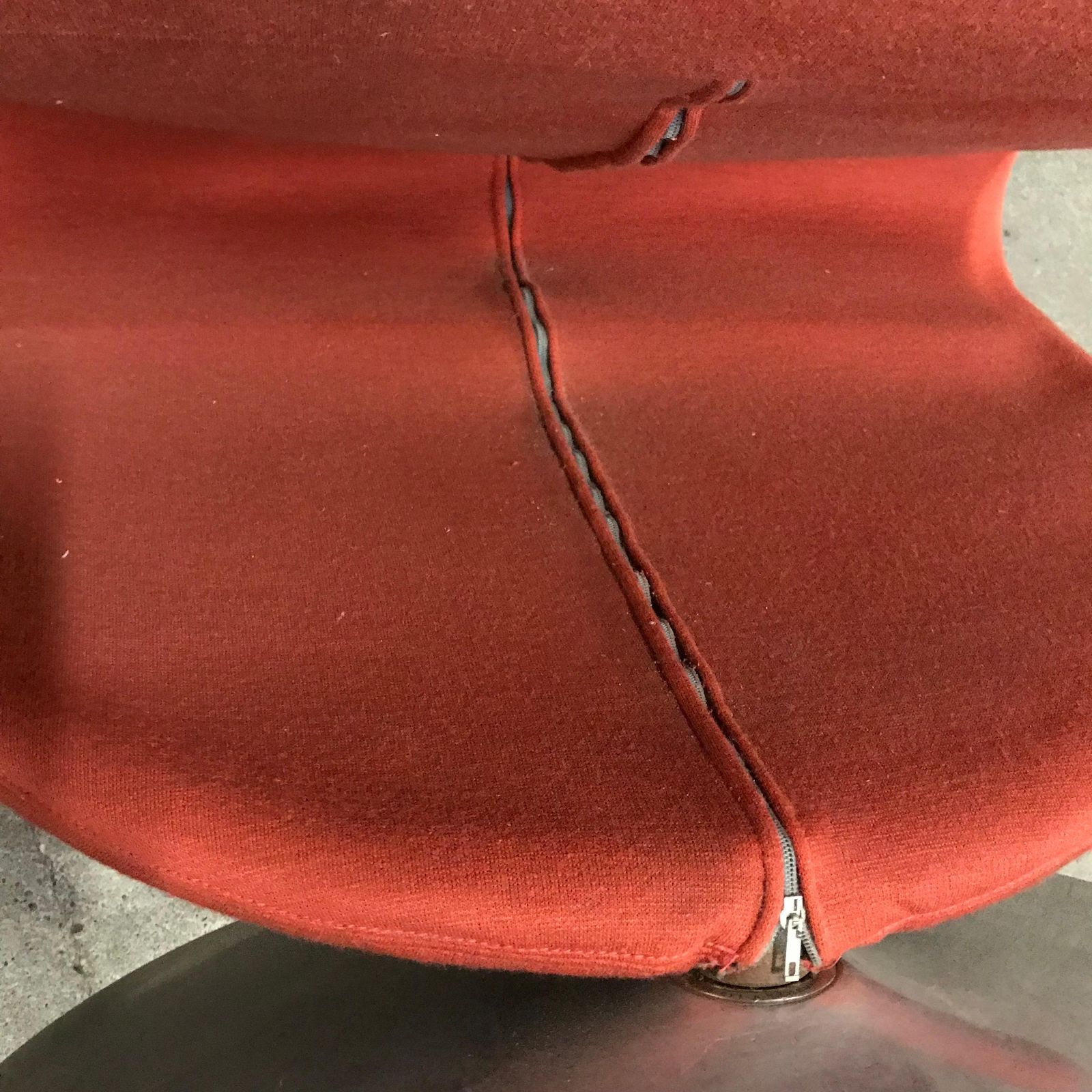 photo buy 1973, Verner Panton, 1 2 3 Serie Easy Chair In Original First Fabric