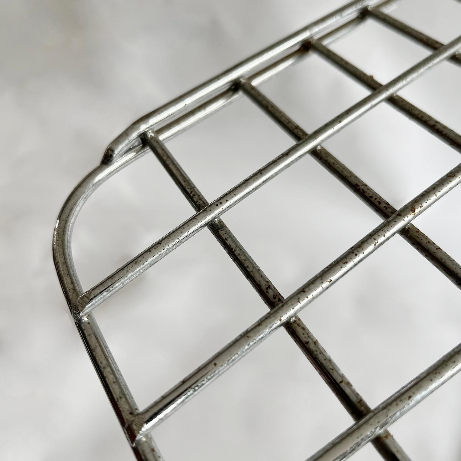 Furniture Chrome Bird Chair By Harry Bertoia For Knoll International, 1952 photo